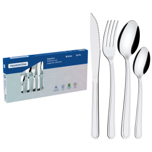 TRAMONTINA,FAQUEIRO,24PCS,BUZIOS,SORTIDOS,ACOINOX
